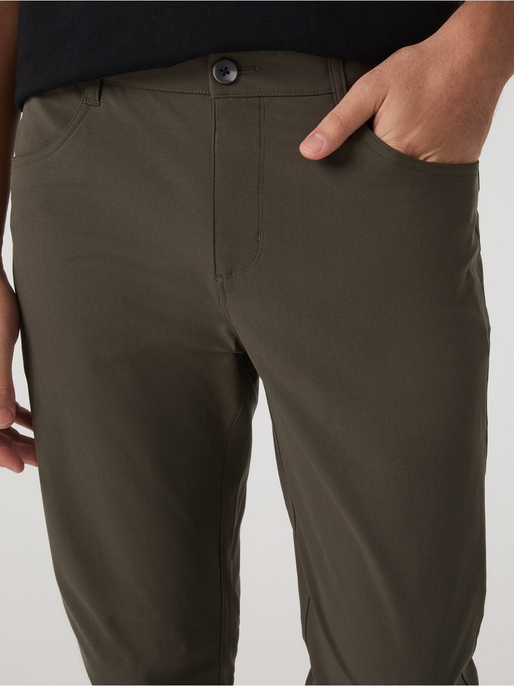 Vuori Meta Pant Athletic Slim Fit 32” Dark Oregano Green Stretch Performance - Picture 2 of 11
